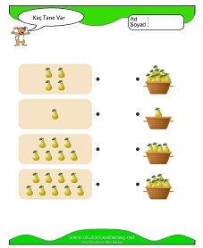 Kaç Tane Var Çalışma Sayfaları